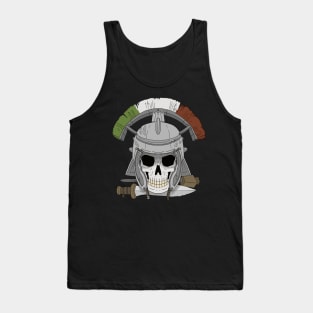 italy, roman empire skull. Tank Top